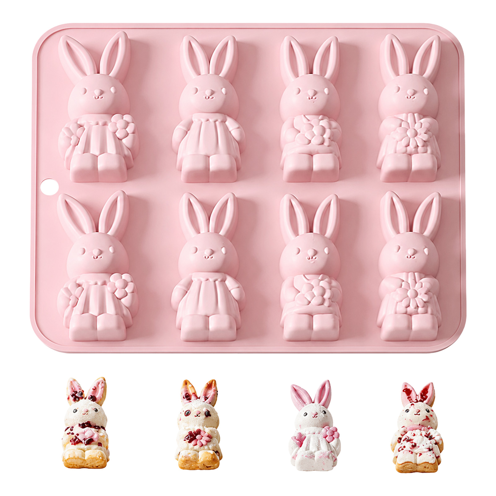 Bunny Cake Mold - Profesyonel Kek Kalıbı Tavşan Şeklinde Çikolata