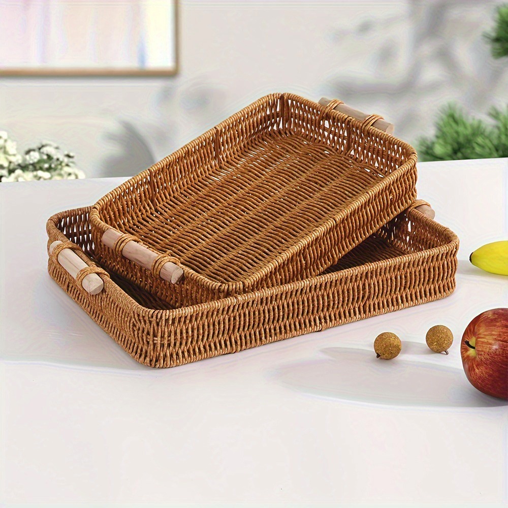 Dim Sum Basket - Sertlik Rattan Hasır Dokuma Servis Sepetleri